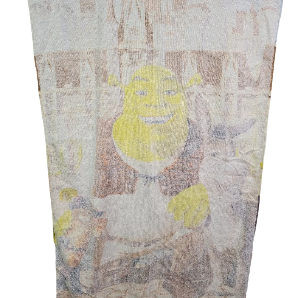 Shrek the Third Vintage Y2K Beach Pool Oversized Graphic Towl